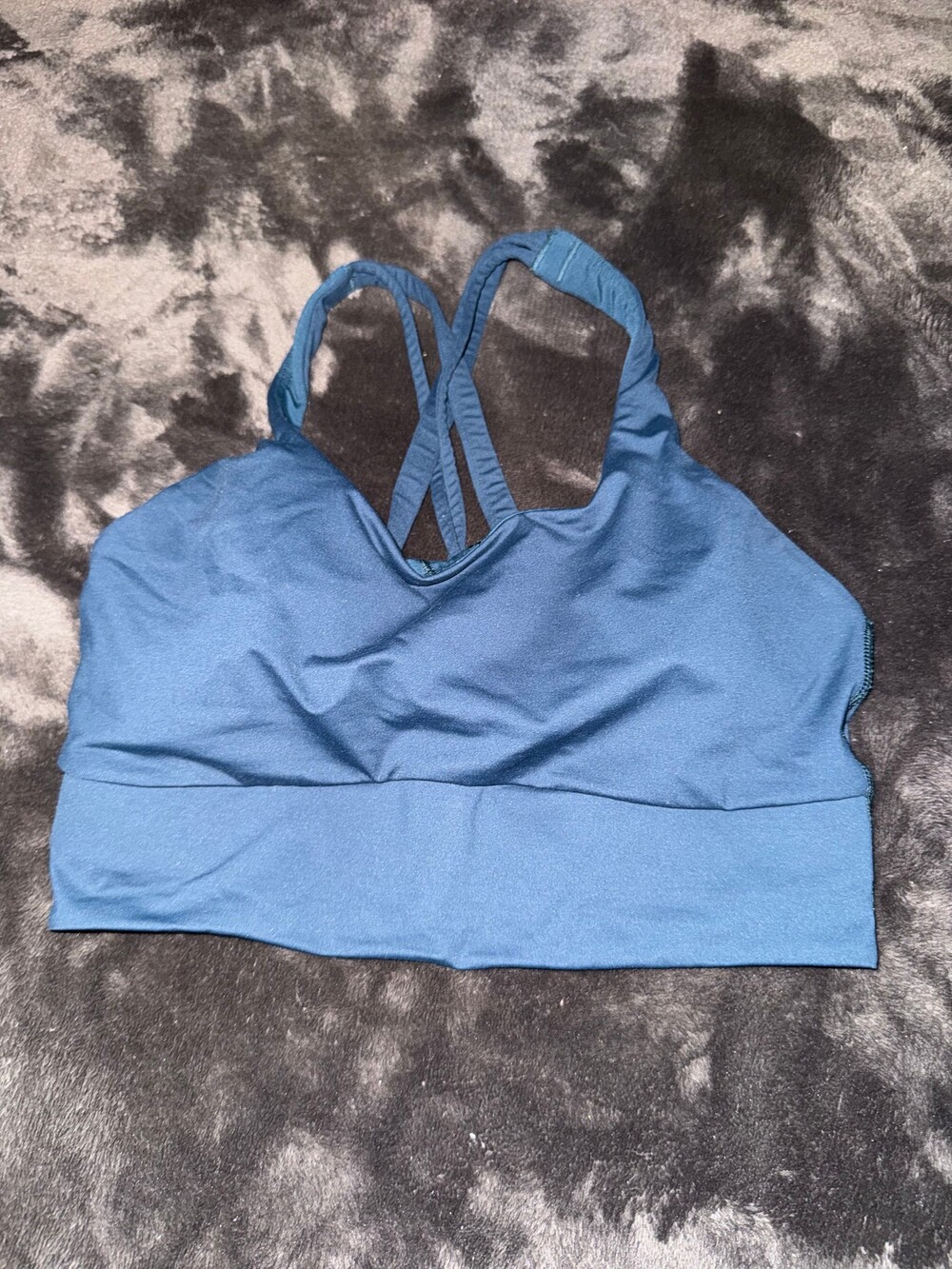Lululemon Blue Size xs Nylon Sports Bra Criss Cross Back Straps